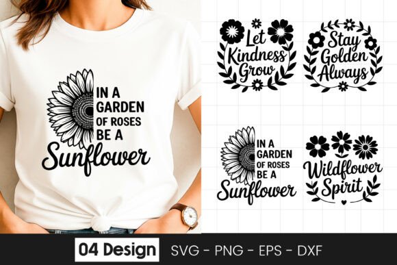 Garden Sunflower Inspirational Quote SVG Review: Real-World Embroidery Potential