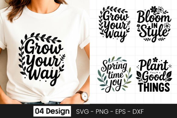 Grow Your Way Floral Quote SVG PNG Review for Real Embroidery Projects