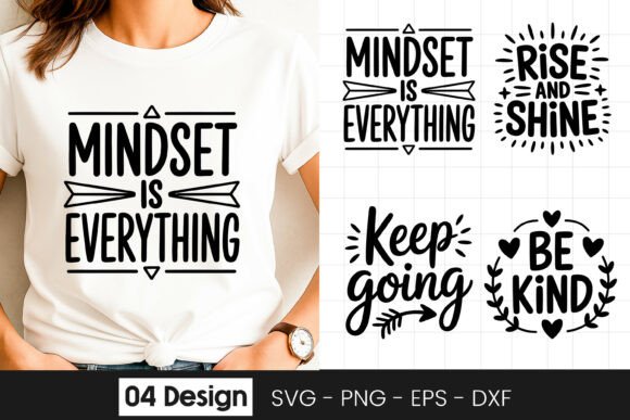 Mindset is Everything Quote SVG PNG