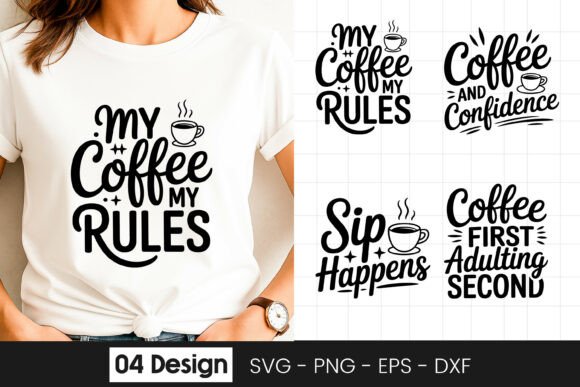 My Coffee My Rules Funny Quote SVG PNG