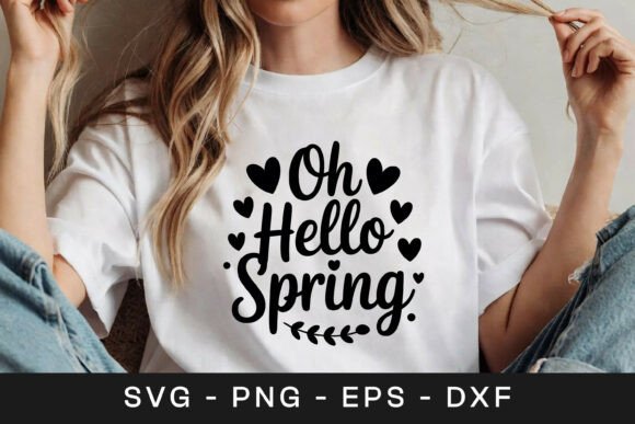 Oh Hello Spring Floral Quote SVG PNG: A Designer’s Practical Take