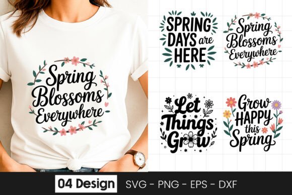Spring Blossoms Positive Quote SVG PNG Review for Real Embroidery Projects